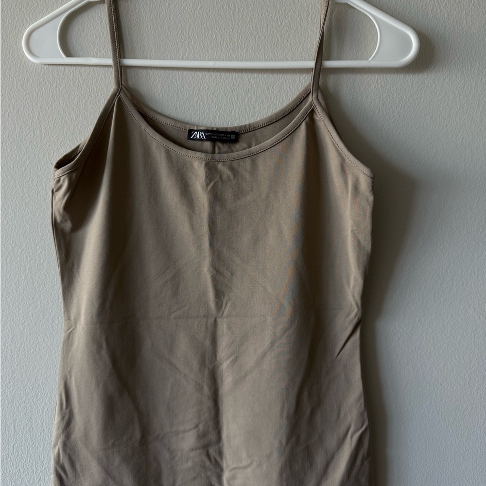 Zara Beige Camisole Tops (swipe for 2 more colors)